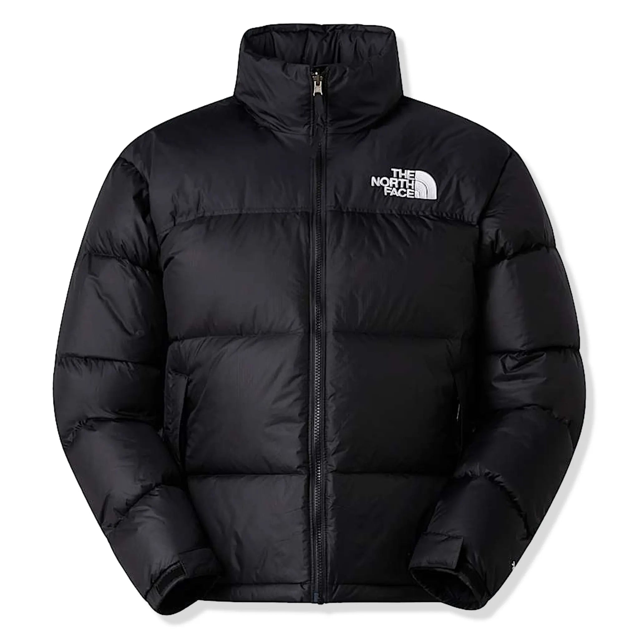 Front View of The North Face 1996 Retro Nuptse Black Jacket